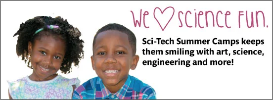 SCI-TECH DISCOVERY CENTER SUMMER CAMP EMAIL BLAST HEADER