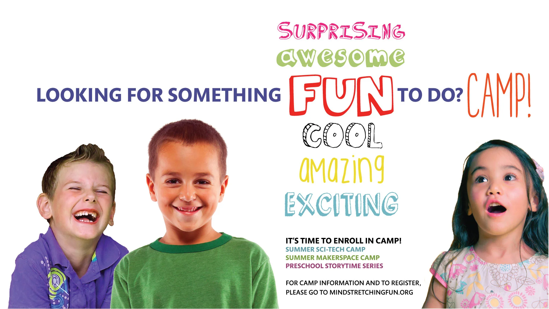 SUMMER CAMP PROMOTIONAL MONITOR AD