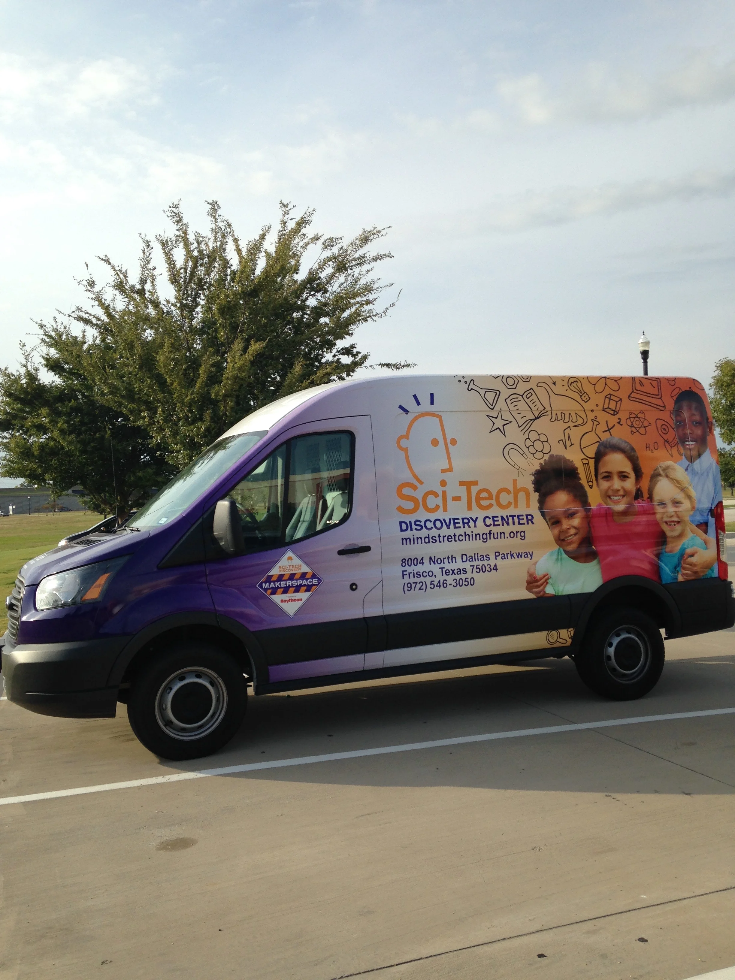 SCI-TECH DISCOVERY CENTER VAN WRAP