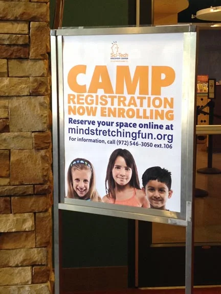 CAMP POSTER FOR LOBBY