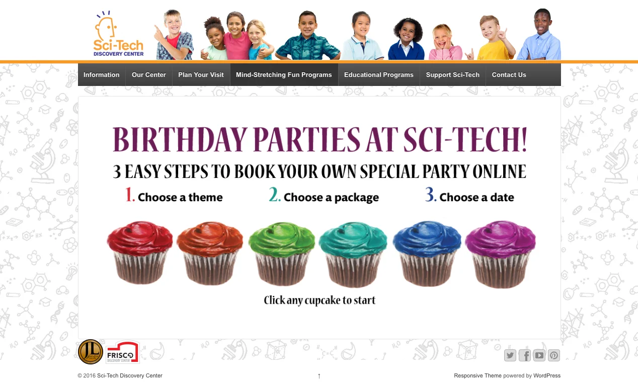 BIRTHDAY PARTIES HOME PAGE (WEB)