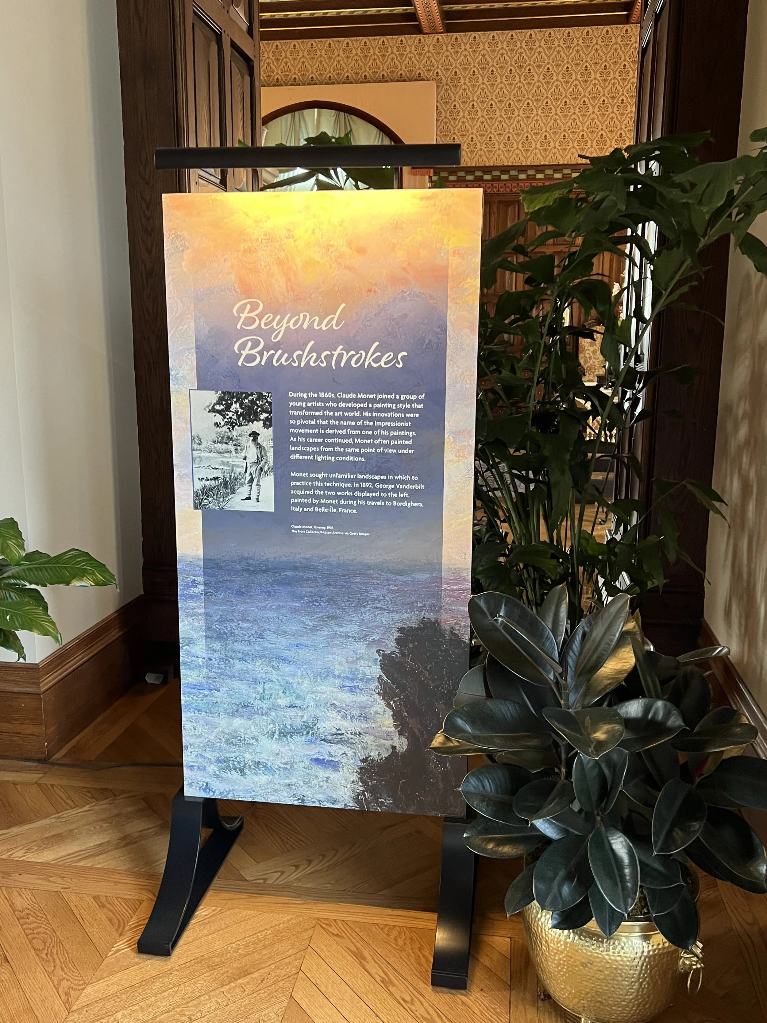 BILTMORE MONET: BEYOND BRUSHSTROKES PANEL