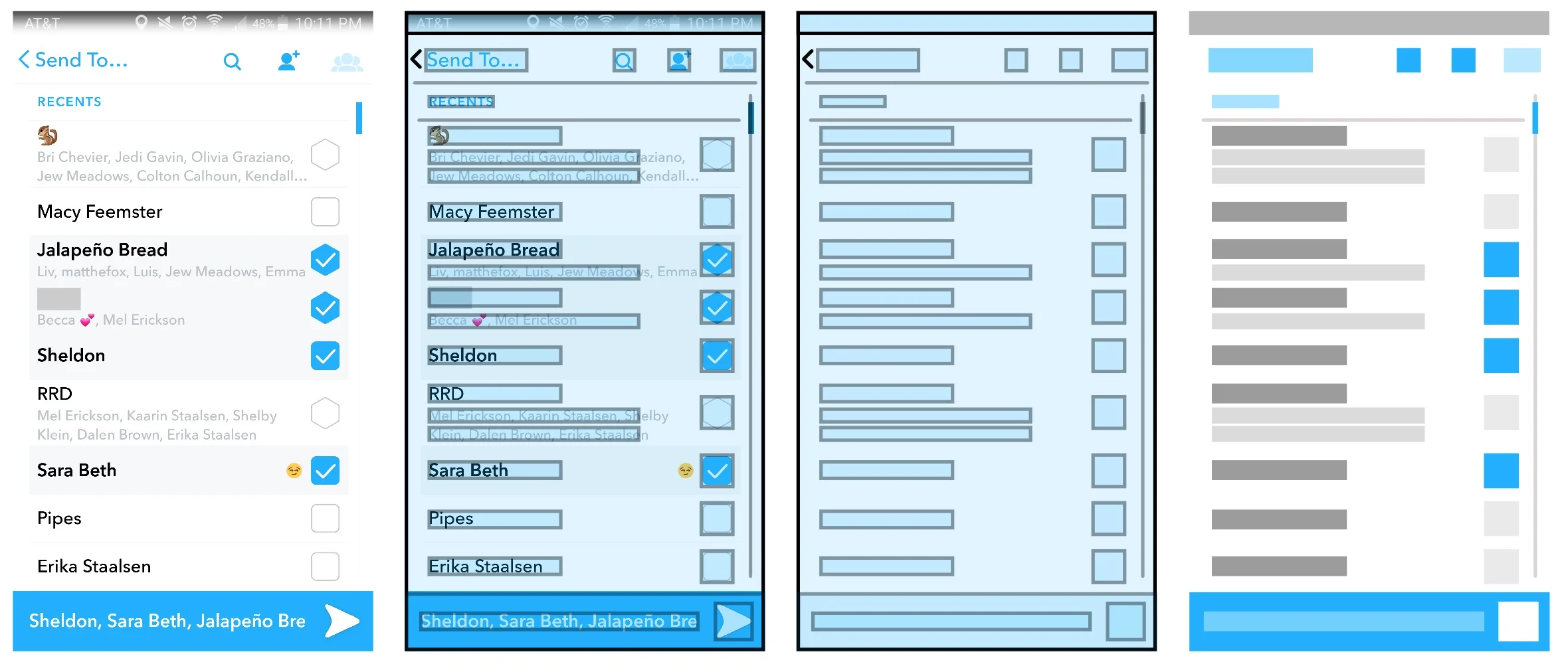 Formal Analysis of Snapchat checklist.