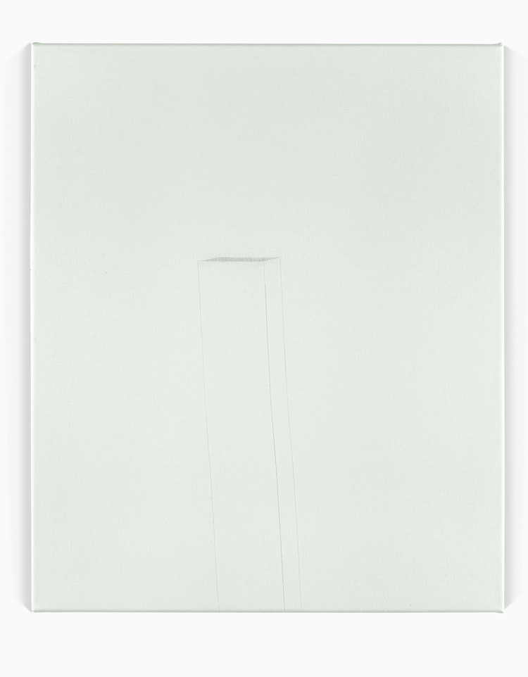   Untitled  white cotton with threads removed 60 x 50 cm. 2008 