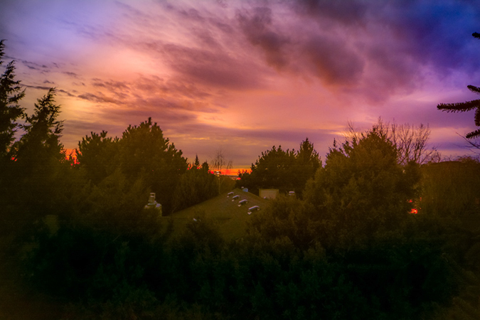 View from the deck..