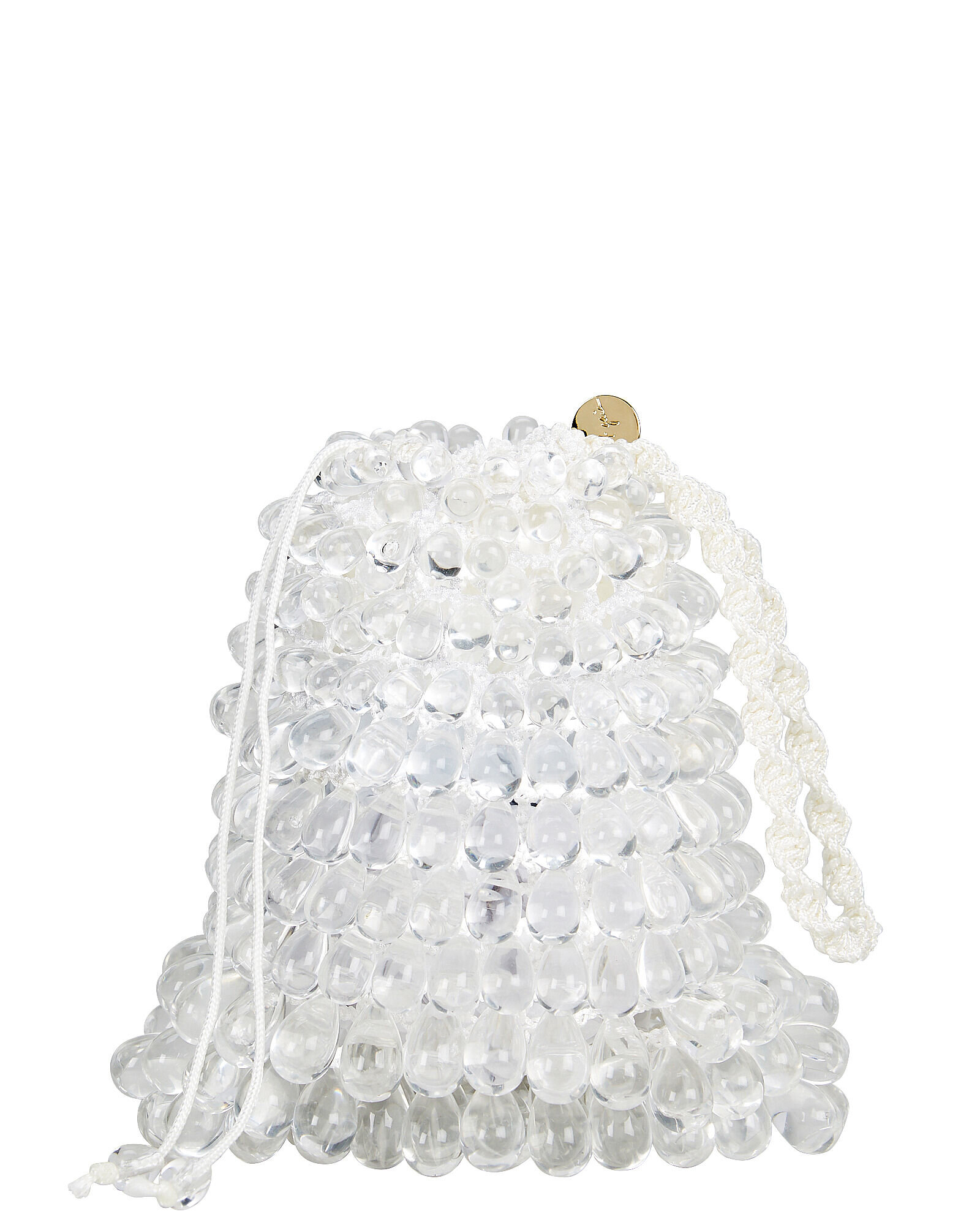 Cult Gaia Faux Pearl Beaded Pouch
