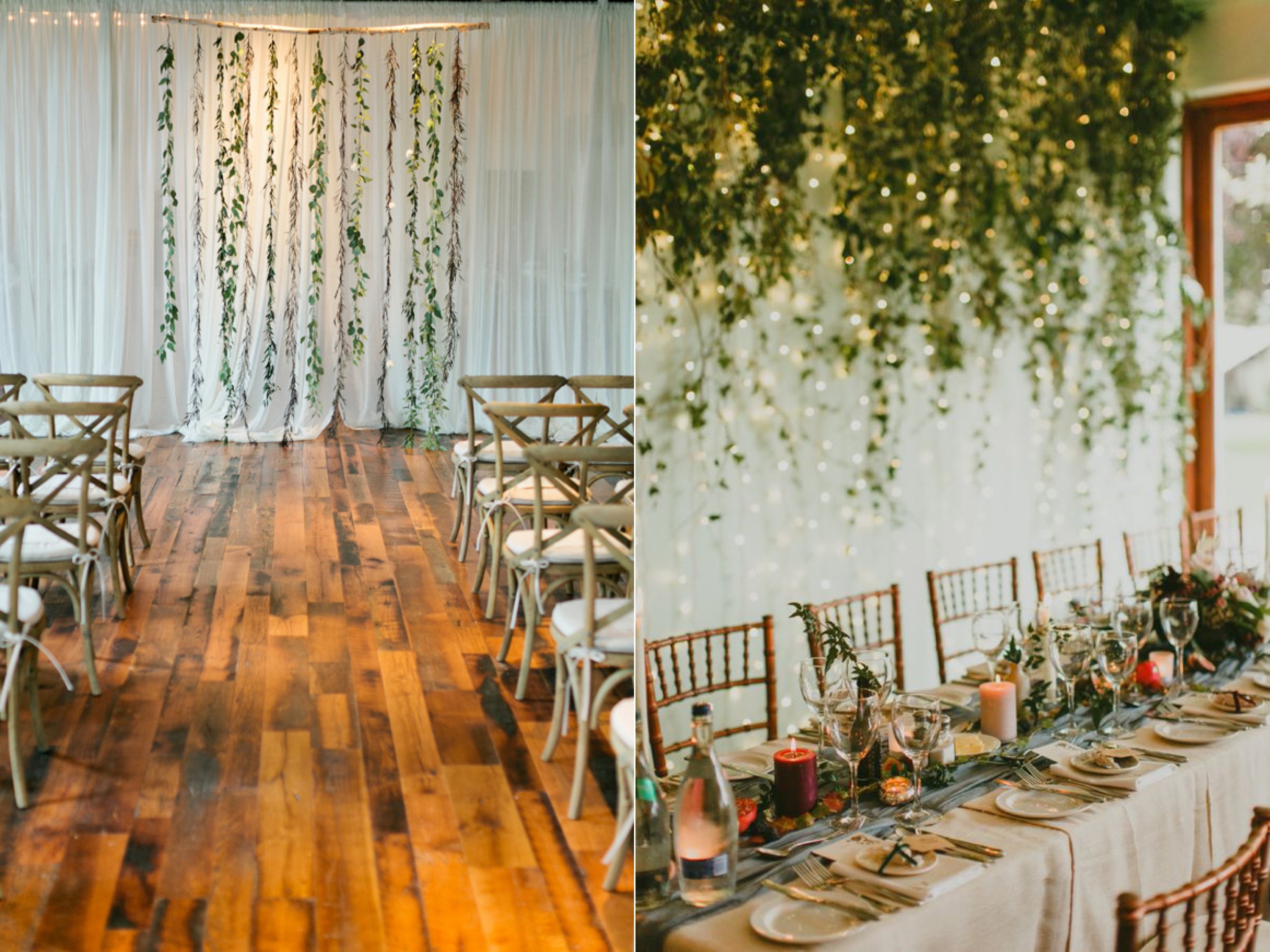 Left: Free People Right: Paula Ohara (see more from this wedding here ) 