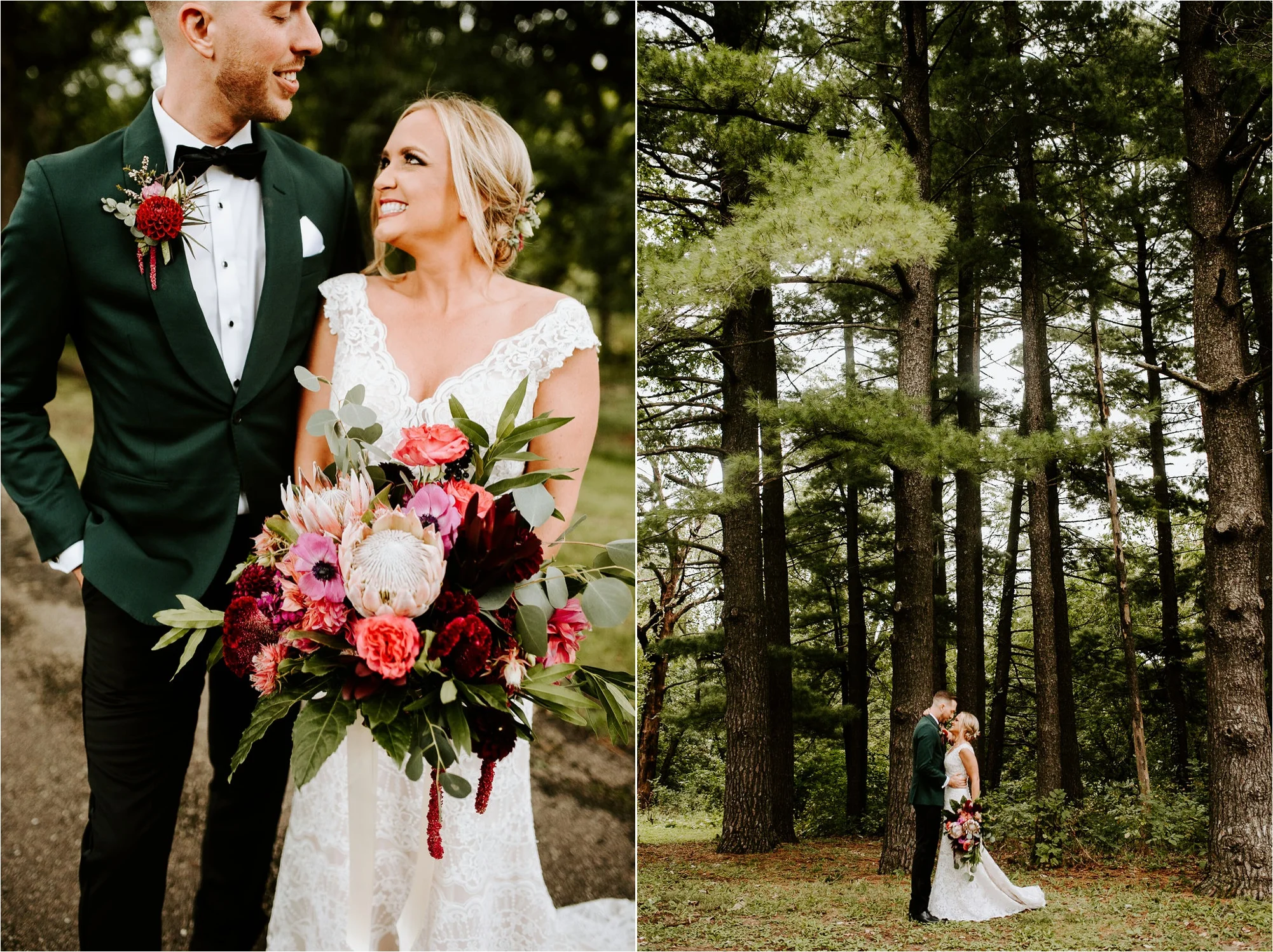 Wooly's + Des Moines Art Center Rose Garden Wedding Bri and Joe — Ali