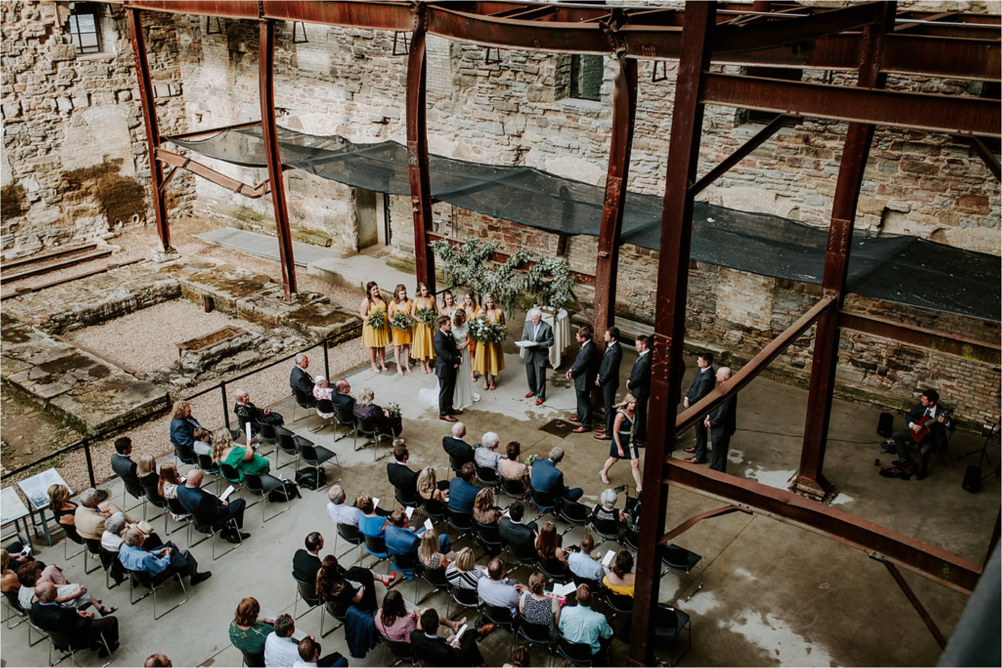 Mill City Museum Industrial Minneapolis Wedding Photographer Chris
