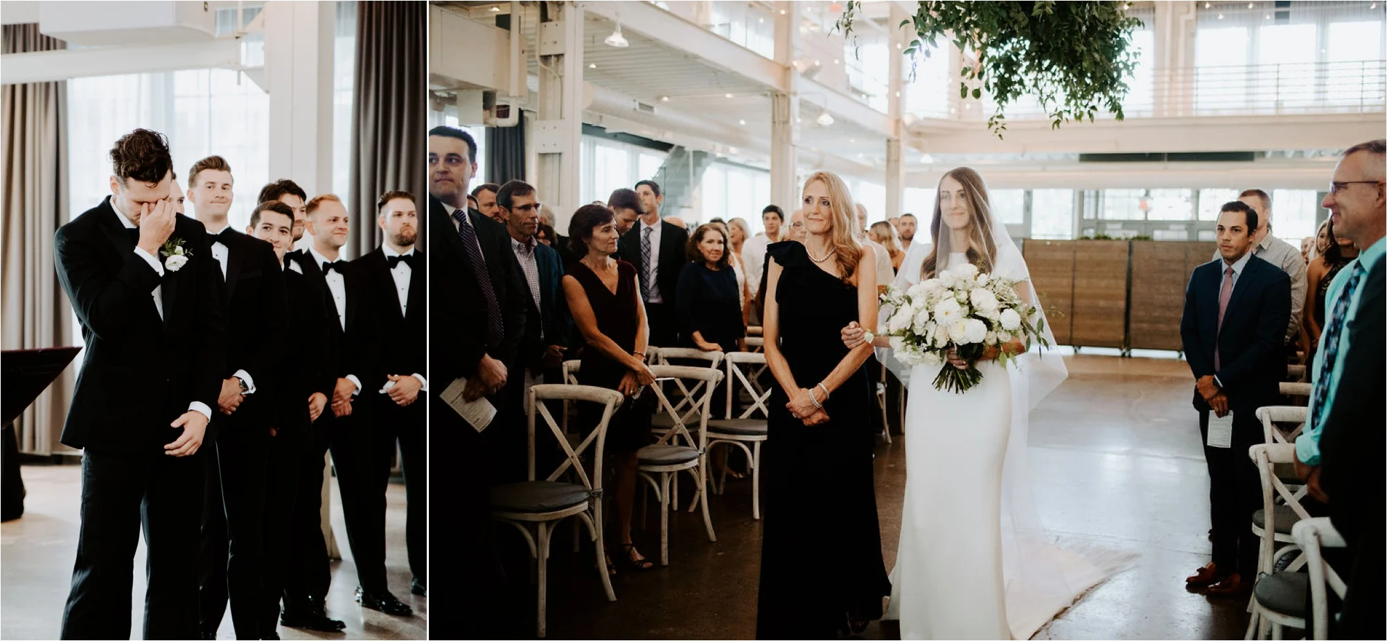 machine shop minneapolis wedding ceremony photos