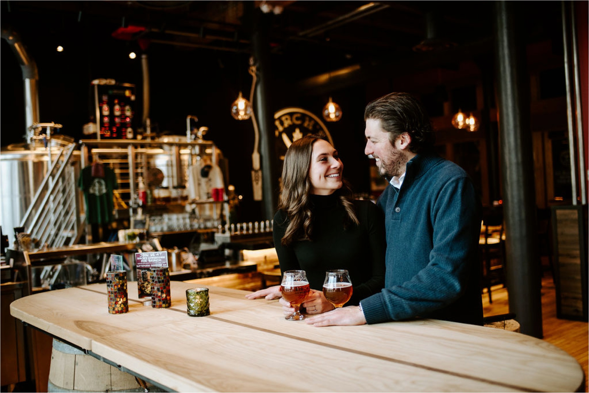 birch’s lowertown st paul engagement session