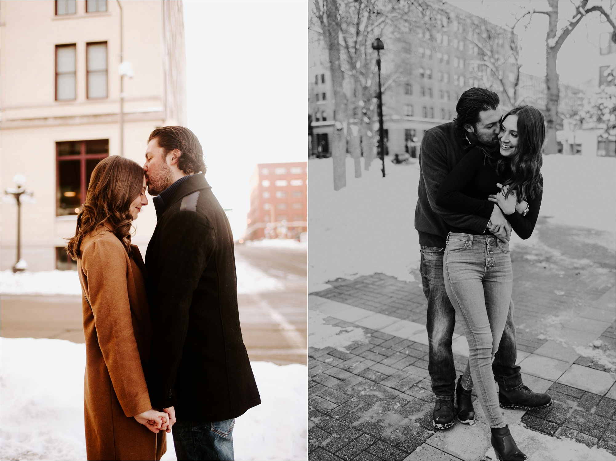 rice park st paul engagement session