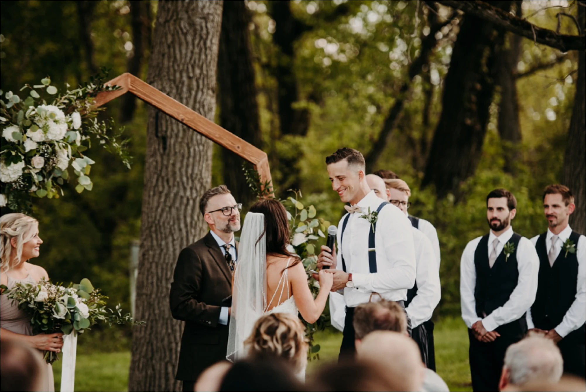 The Barn at Back Acres Farm Lake Geneva, Wisconsin Wedding Michael