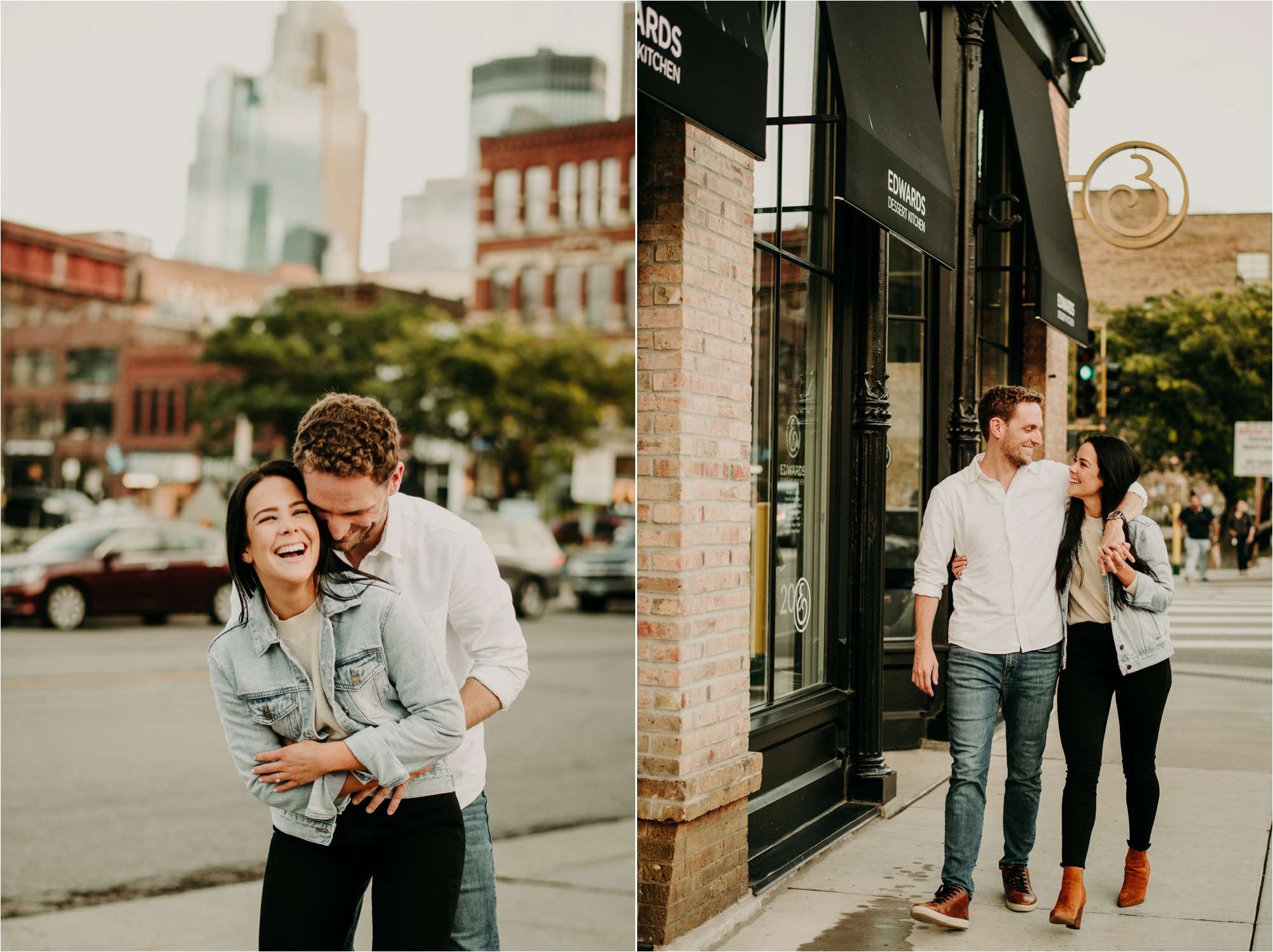 minneapolis north loop engagement photo ideas