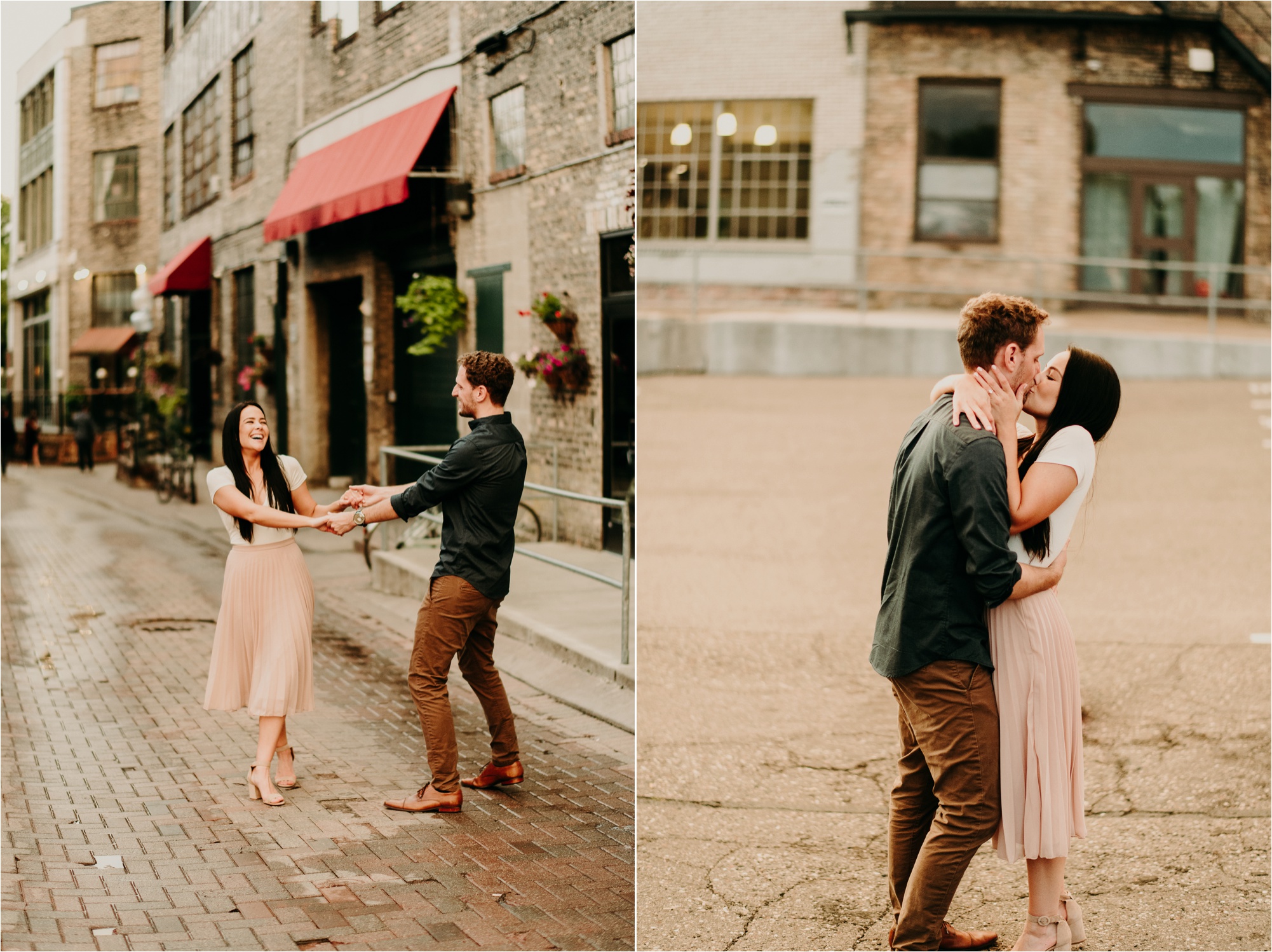 loring park minneapolis engagement session