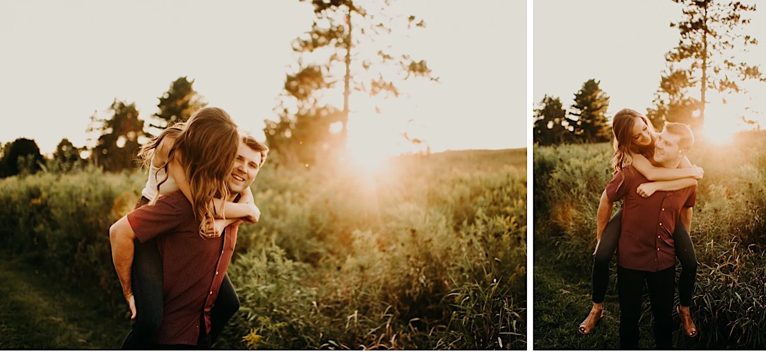 st croix bluffs regional park engagement session
