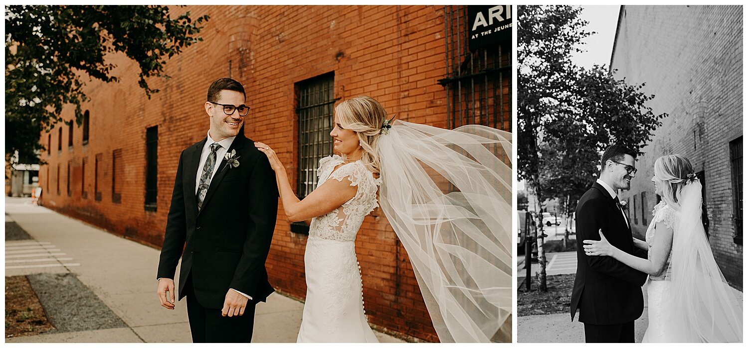  Aria Wedding. Downtown Minneapolis Wedding. Minneapolis Wedding. City wedding. Adventurous wedding. Adventurous couple. Authentic wedding photos. Authentic wedding photographer. 