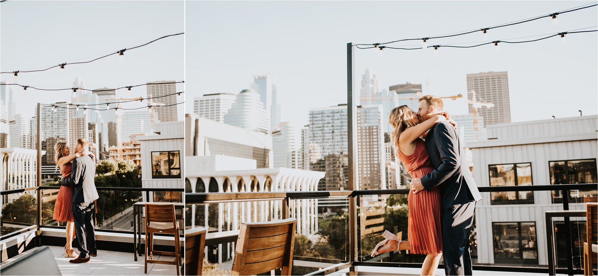  north loop minneapolis engagement session couple minnesota wedding photographer engaged photos summer instagram hewing hotel rooftop 