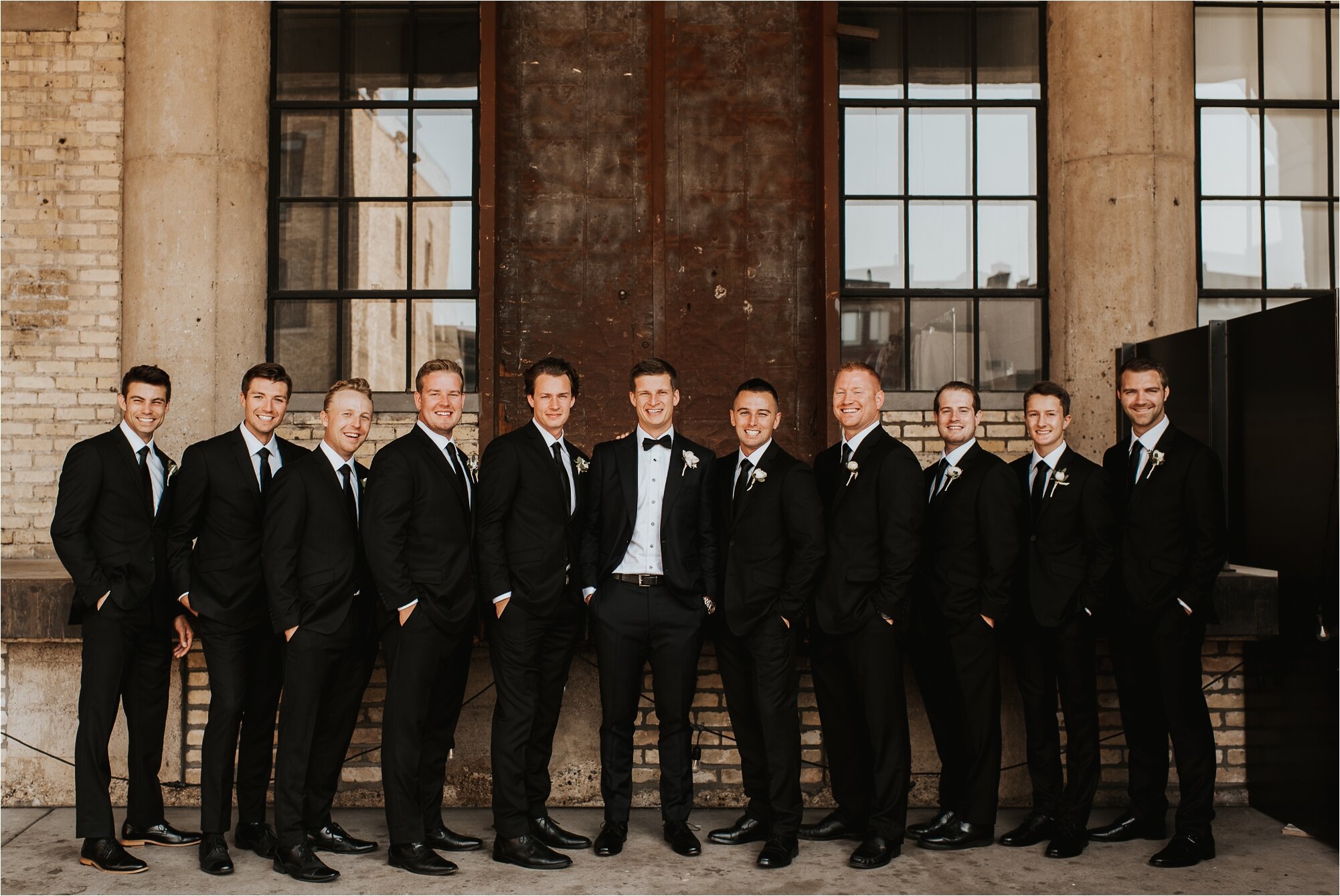  wedding party groomsmen groomsman groom guys boys men wedding tux suit minnesota weding photographer ali leigh 