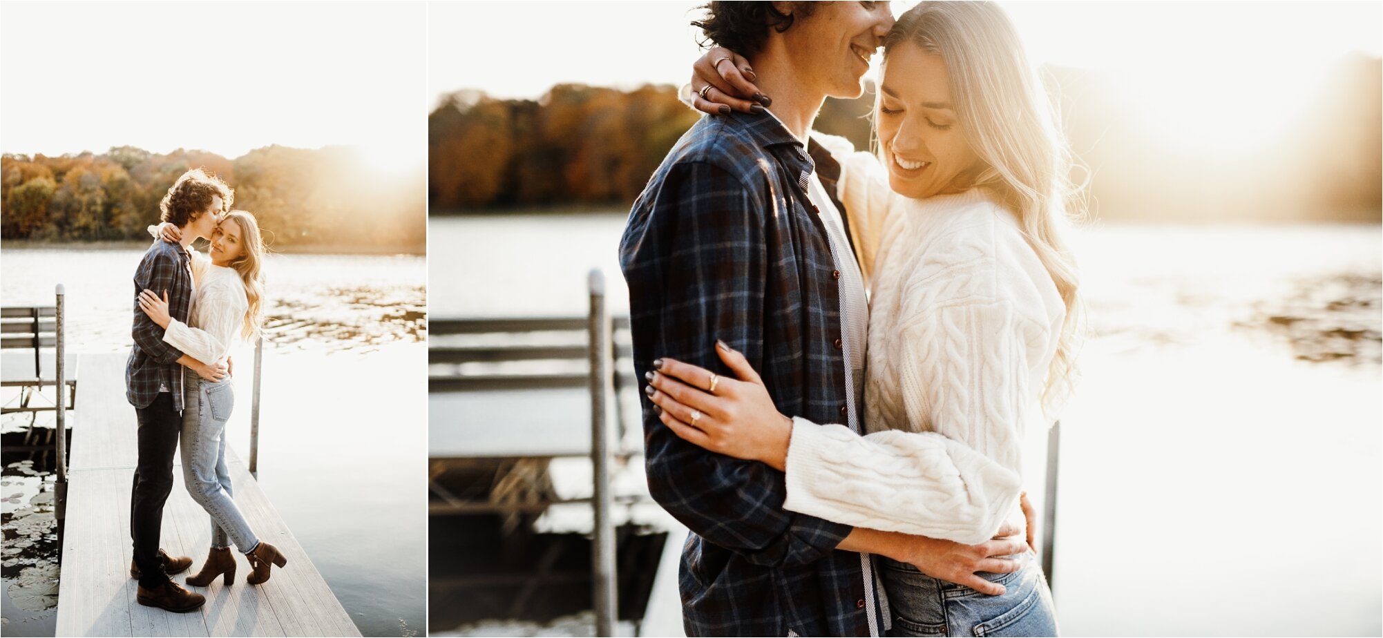  engagement photography pictures session engaged couple outfit ideas dock state park 