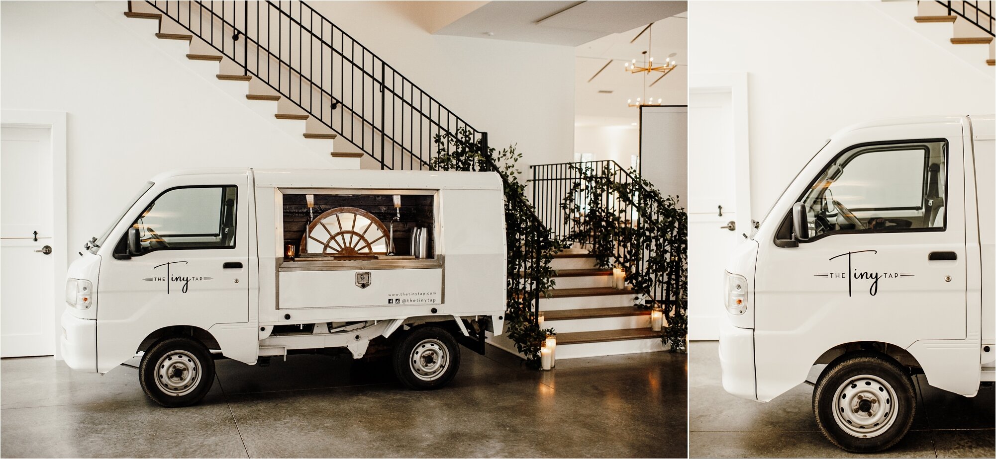  the tiny tap prosecco truck at hutton house wedding venue in minnesota mobile bar beverage drinks champagne 