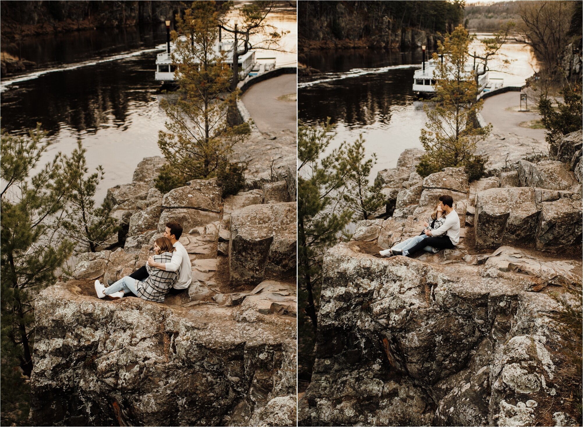  midwest photographer destination minnesota ali leigh engagement photos travel to taylors falls proposal proposed  