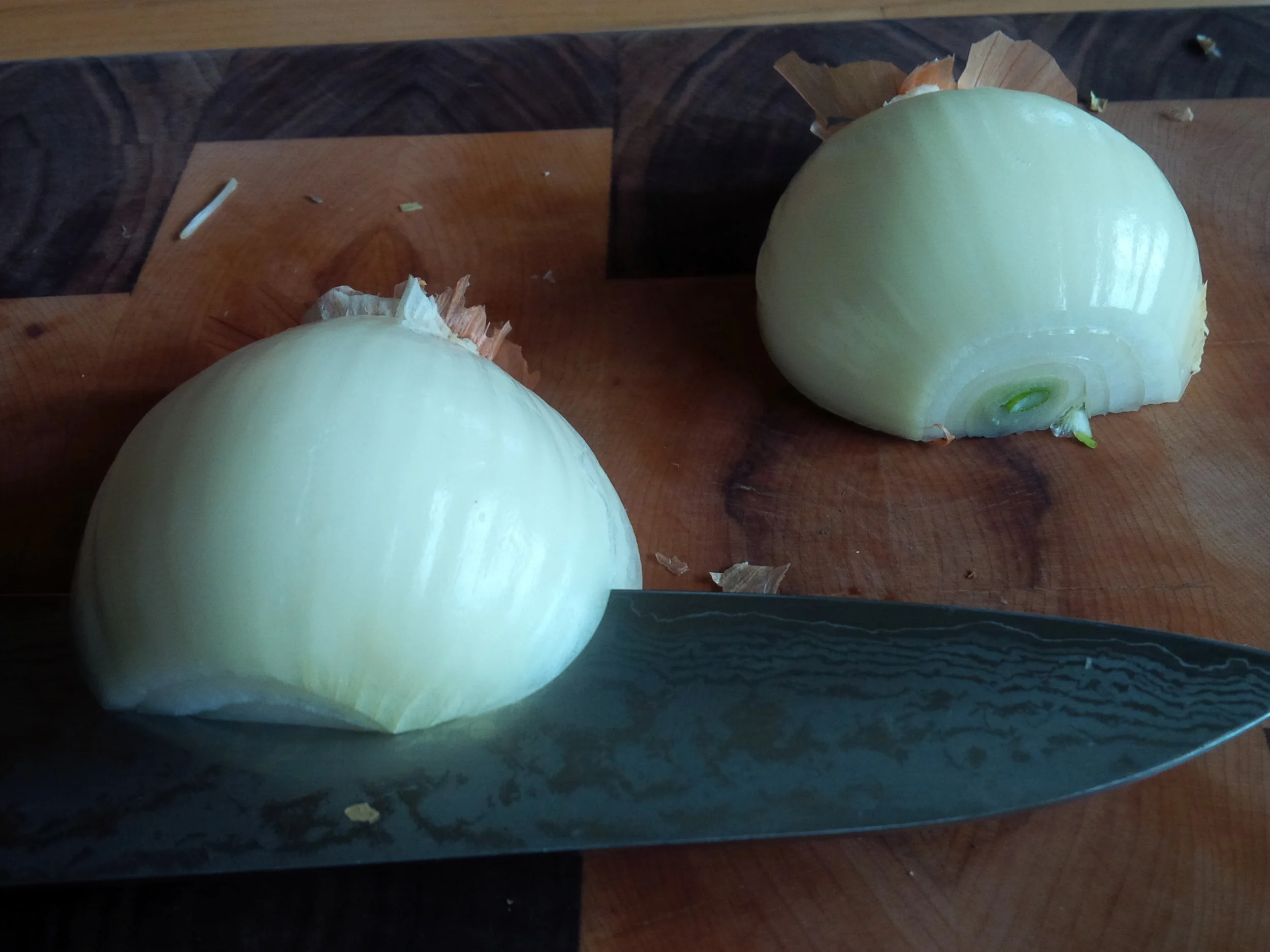 cut onion