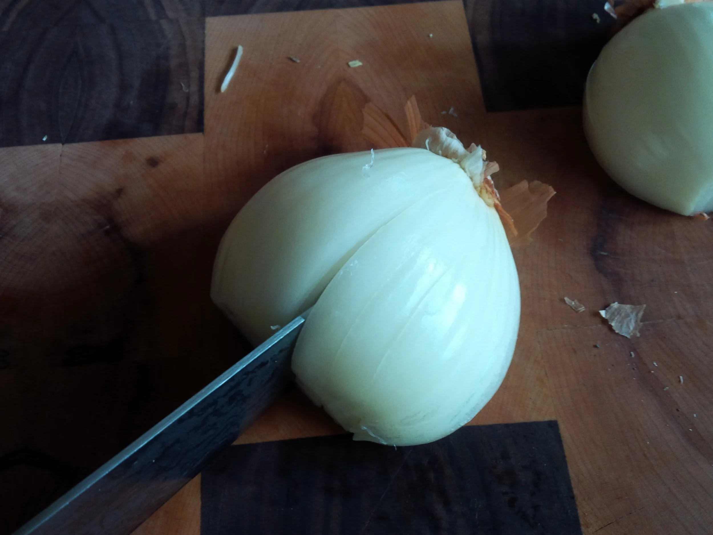 cut onion