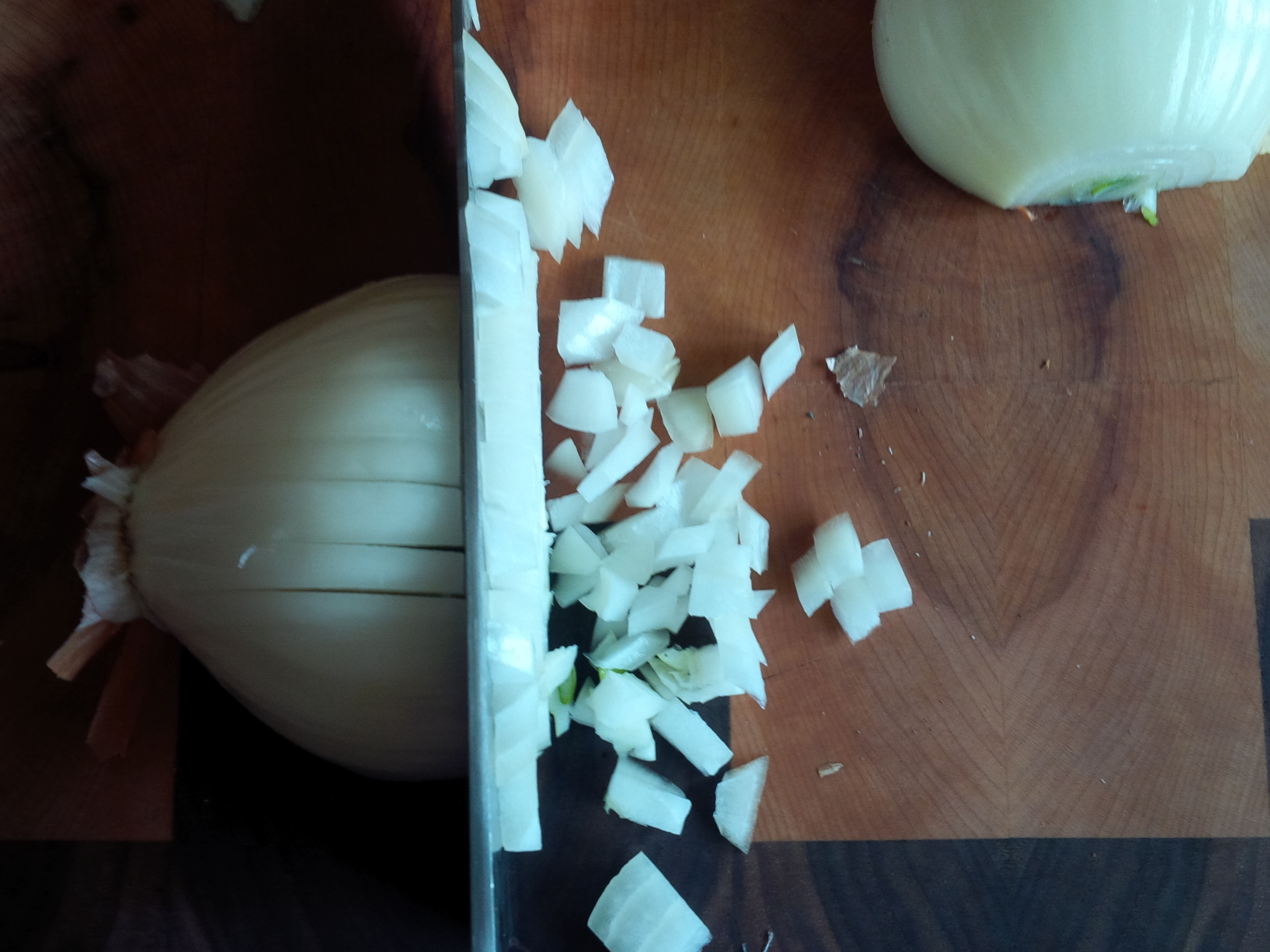 cut onion