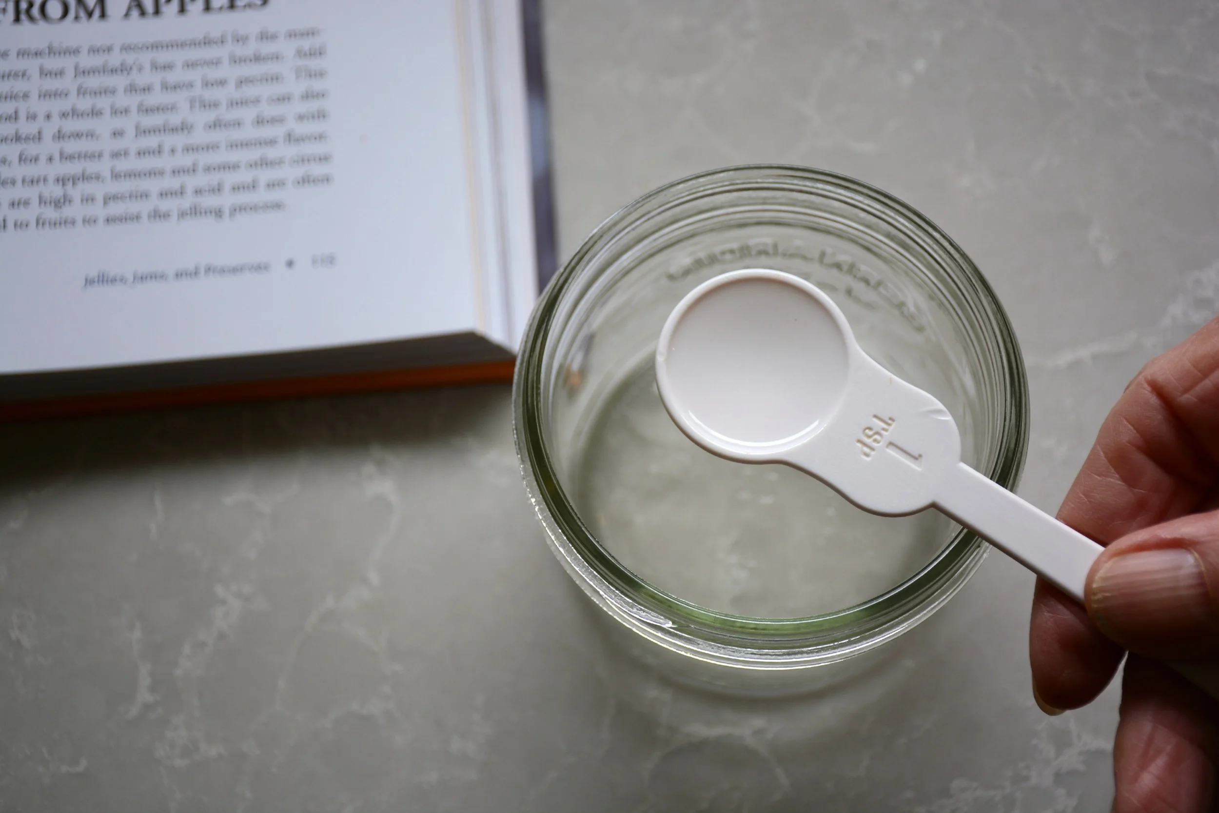 pectin test pear