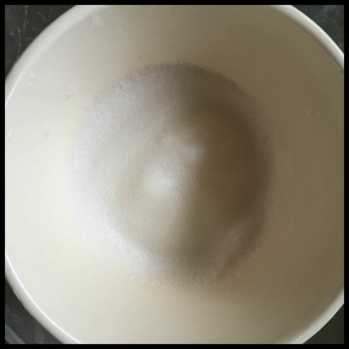 whipped egg white