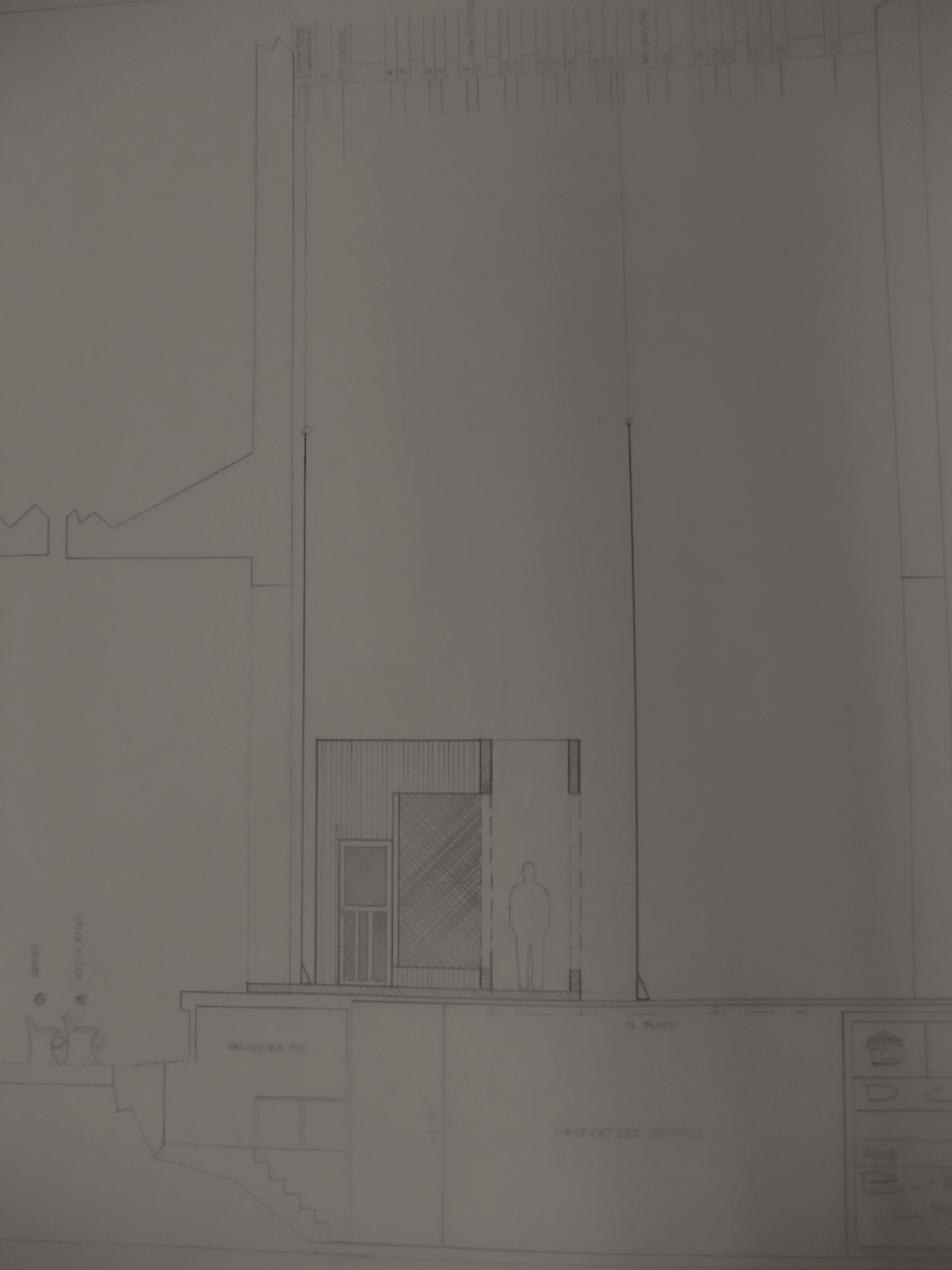  A section drawing from my design of&nbsp; Buried Child.  