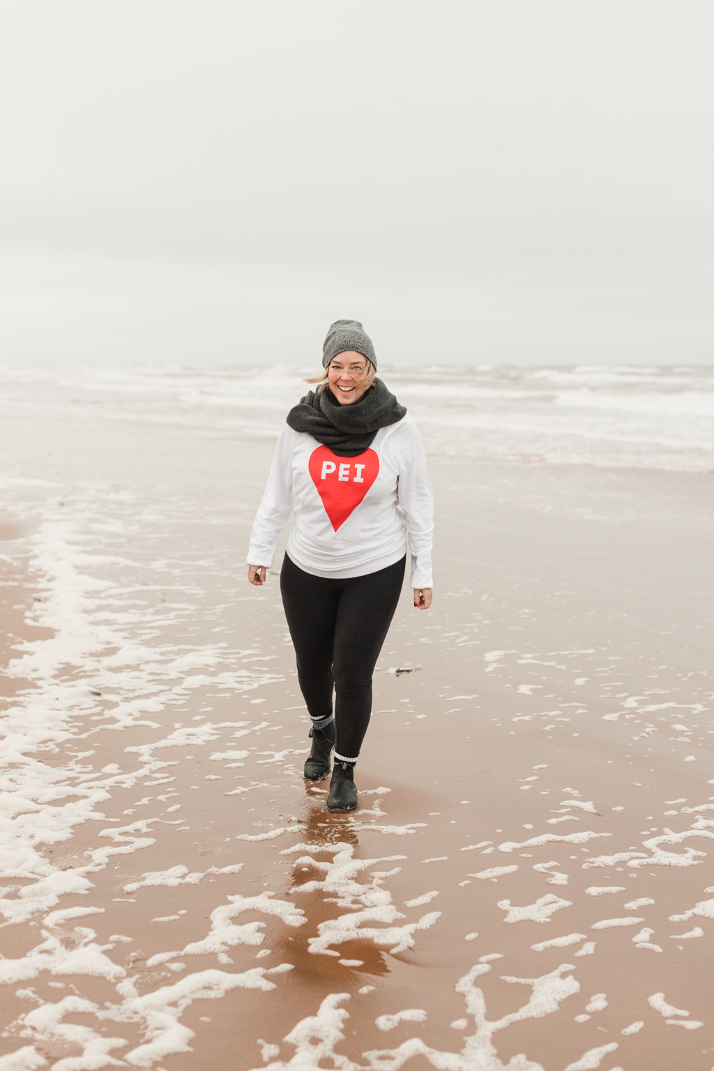 PEI Heart Sweatshirt - Prince Edward Island - Brackley Beach - Rachel Peters - November 2018 - The Girl From Away.jpg