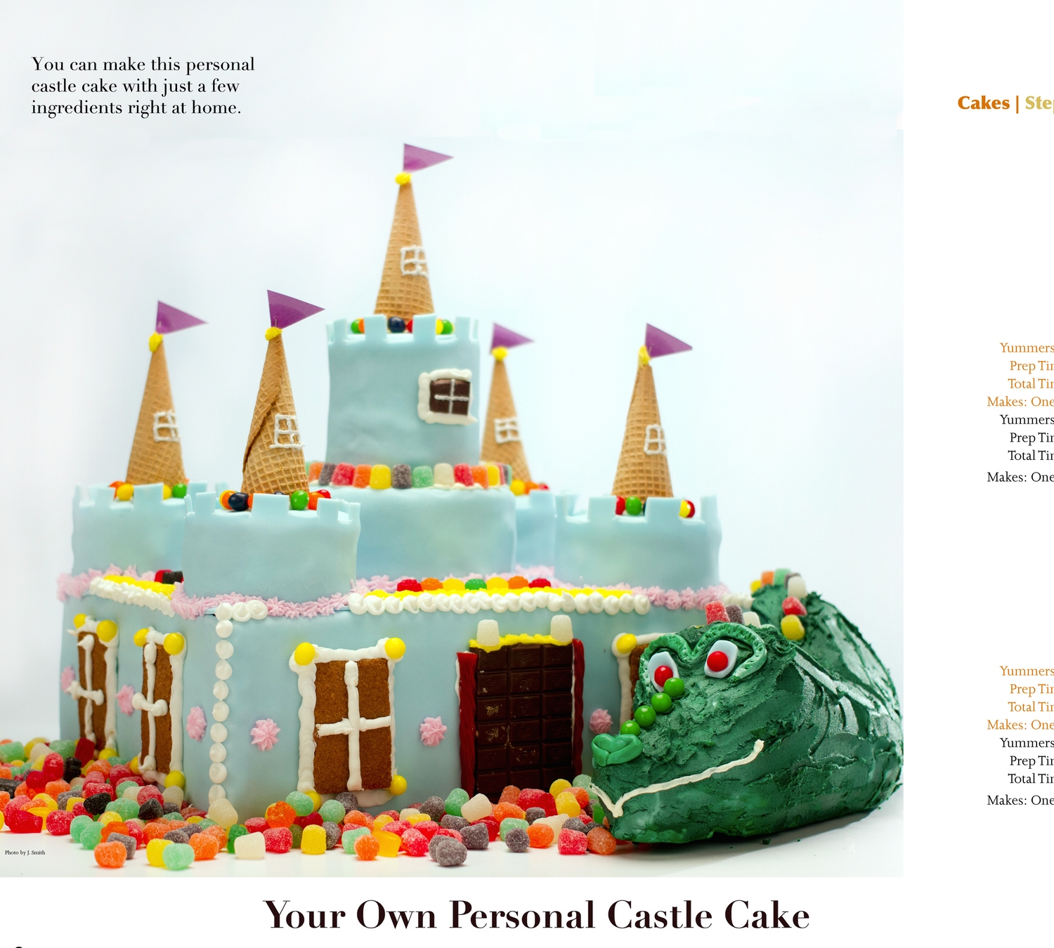 Princess Castle/Dragon Cake