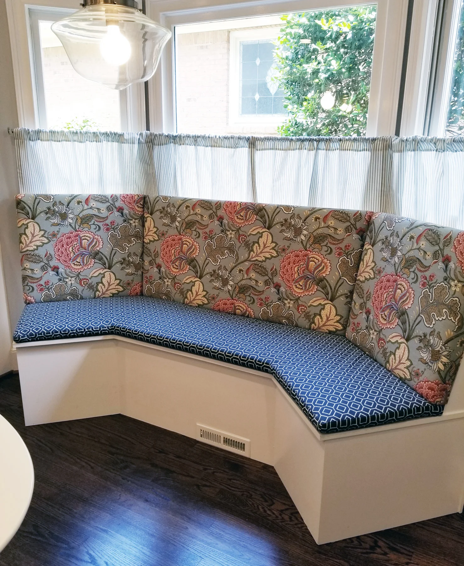 Custom Cushions for a Kitchen Banquette