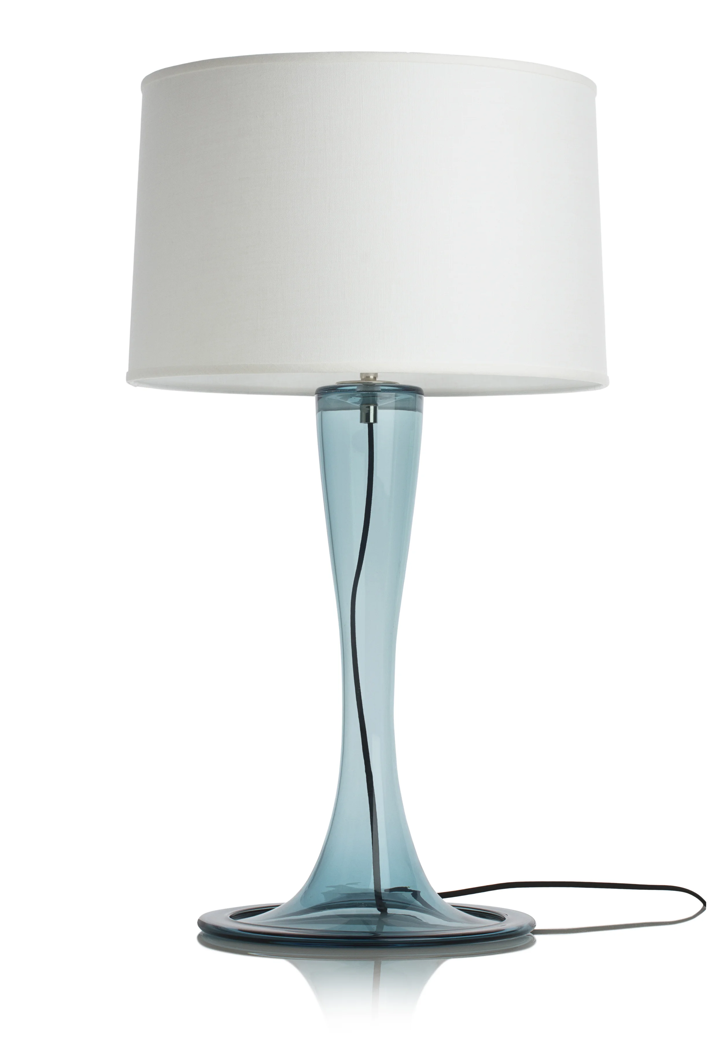 Trumpet Table Lamp - 2 White & 2 Charcoal Ship
