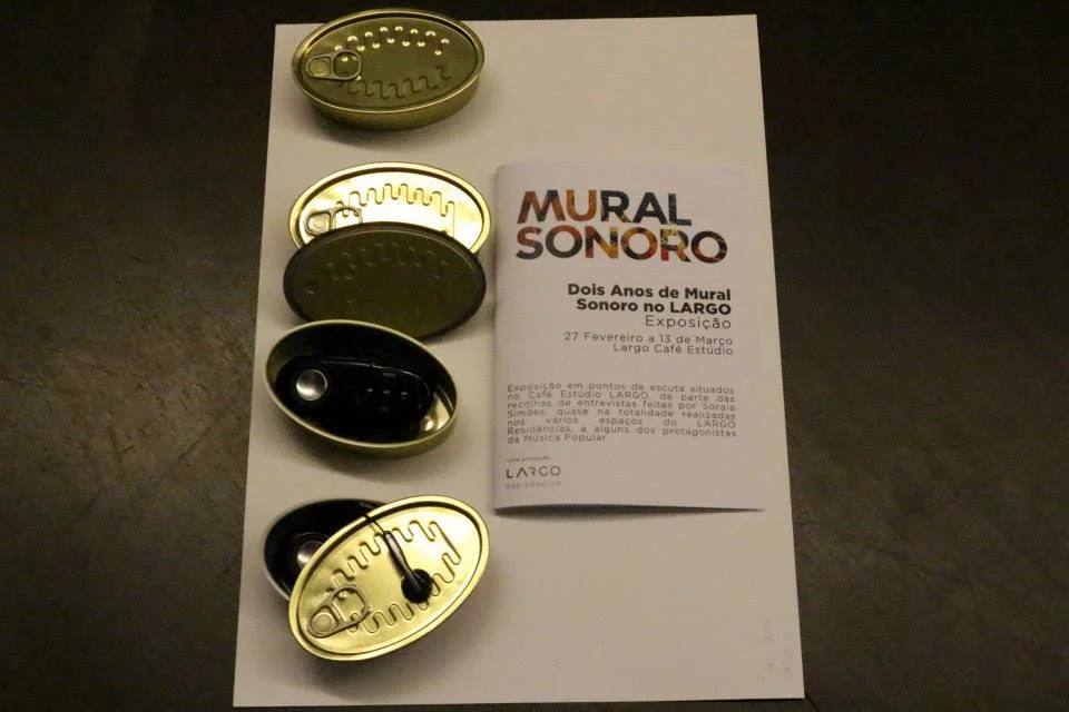 Exposição ''Mural Sonoro dois anos no LARGO''