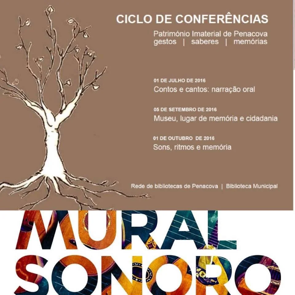 CONFERÊNCIA, Biblioteca Municipal de Penacova - Novos Processos de Preservação e Divulgação do Património Imaterial, 1 de Outubro, 11.45, Soraia Simões