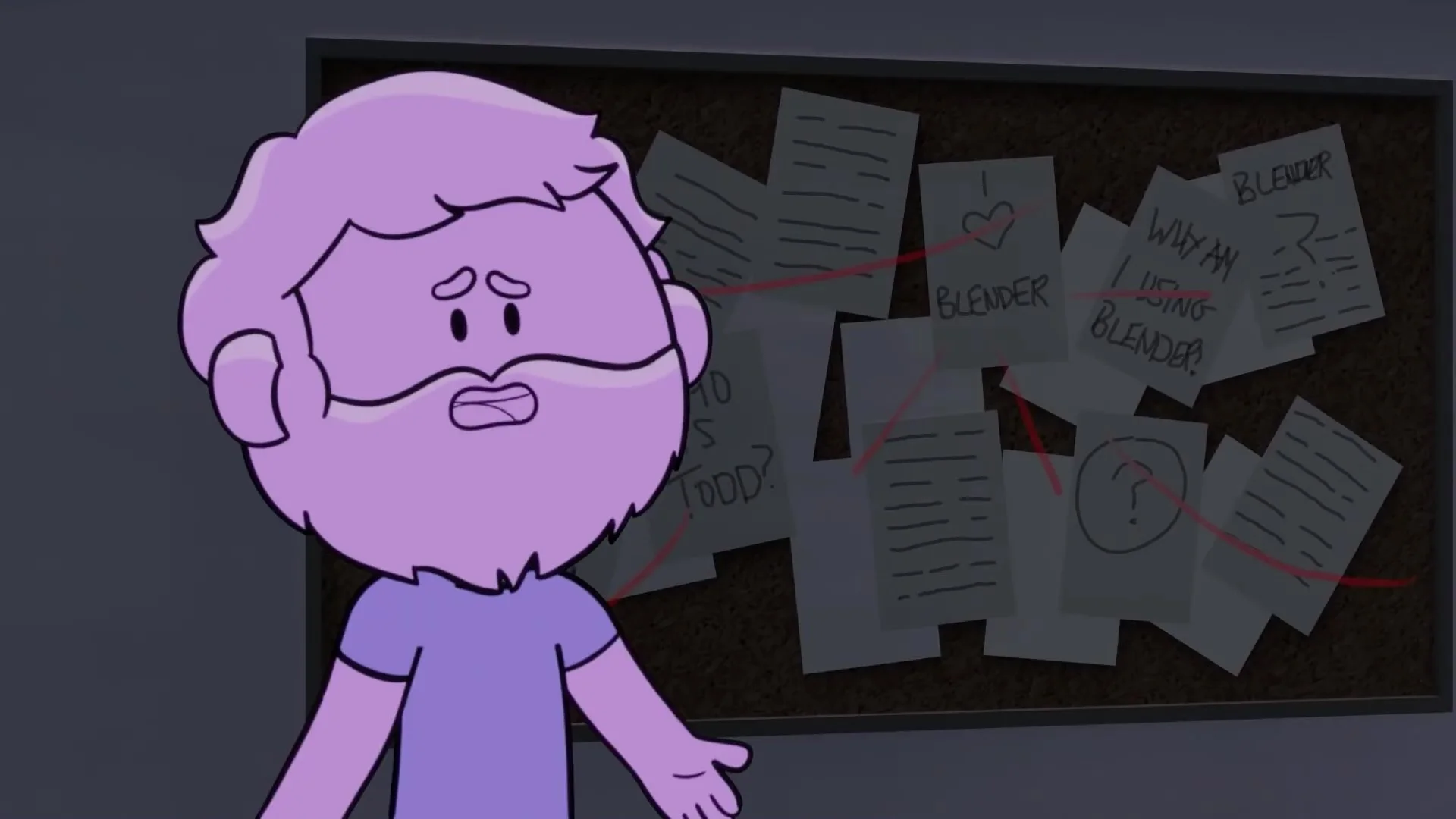 NST #1381: DeepBlueInk, "Julie Uses Blender" (2021)