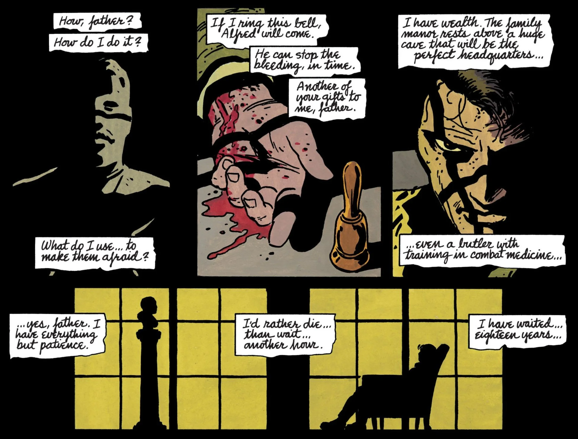 Batman patiens Patience in Batman Year One (1987) — The Vault of Culture