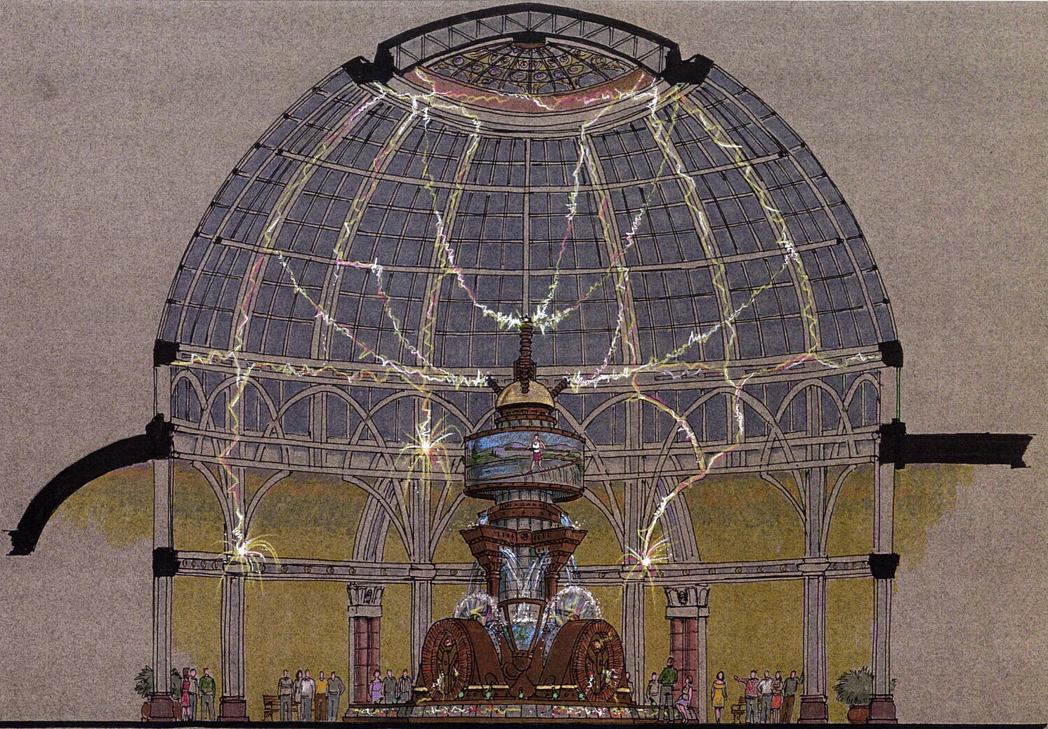 Niagra Falls Casino Fountain