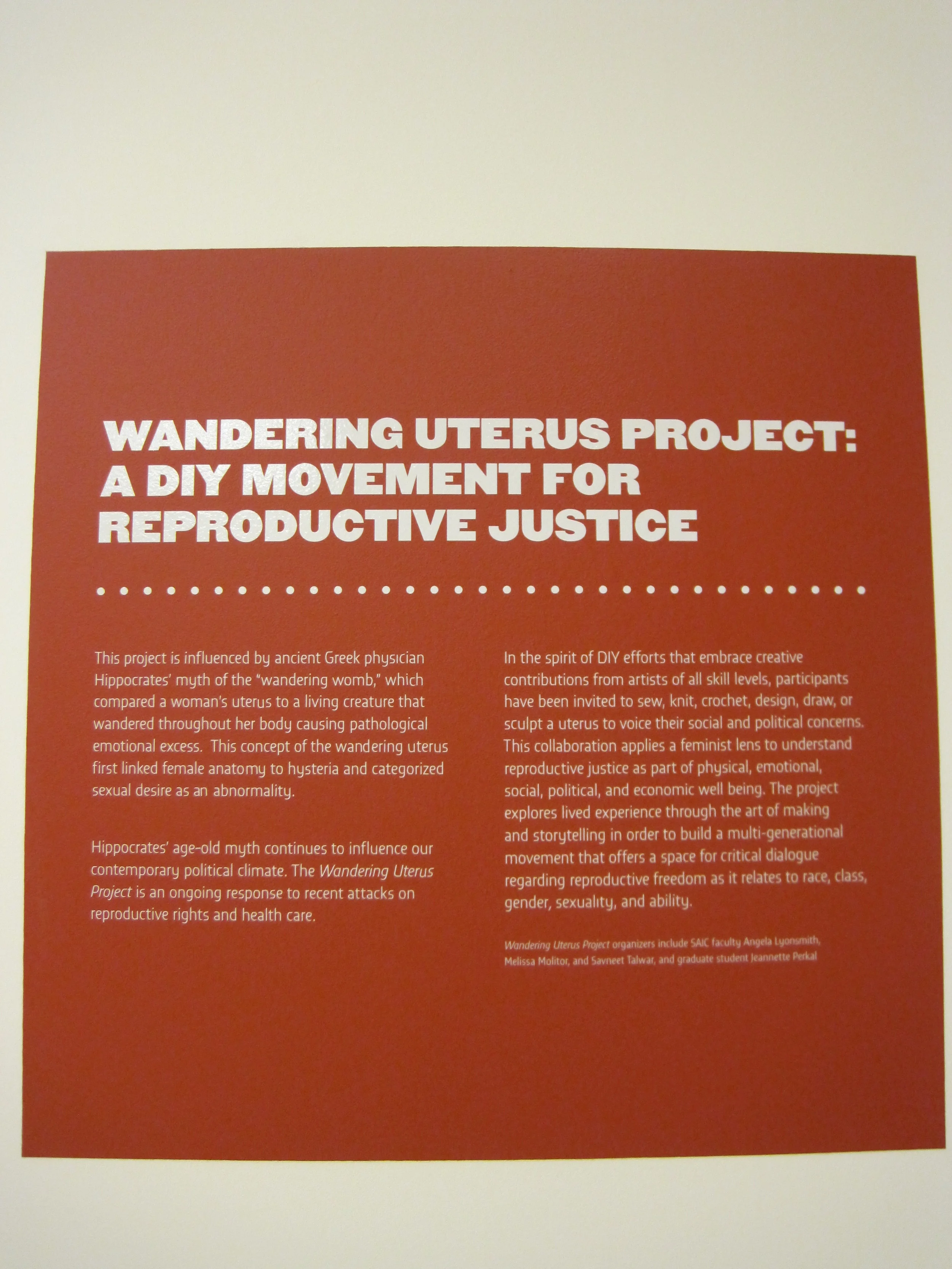   http://wanderinguterusproject.wordpress.com/wandering-uterus-exhibit-submission-form/  