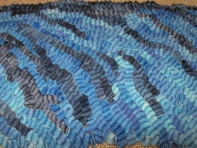 A close-up of a section of the blues.