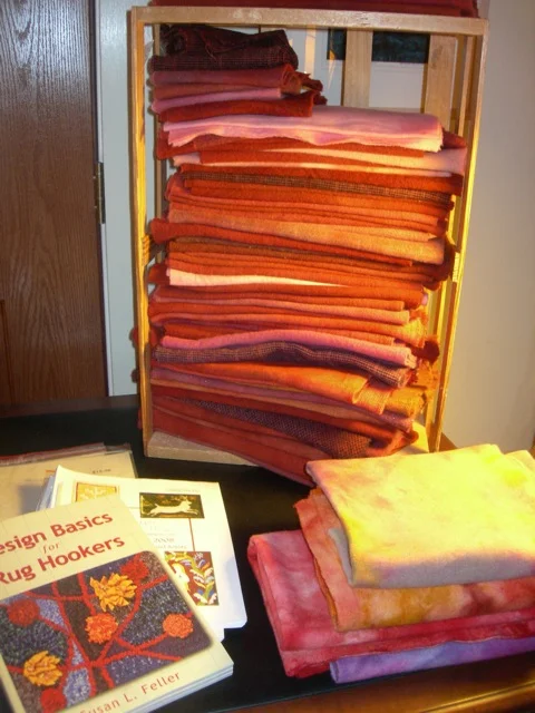 Just a small sample of beautiful wool.
