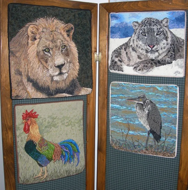 Judy Carter brought her amazing animals, which are fun to see up close and personal.