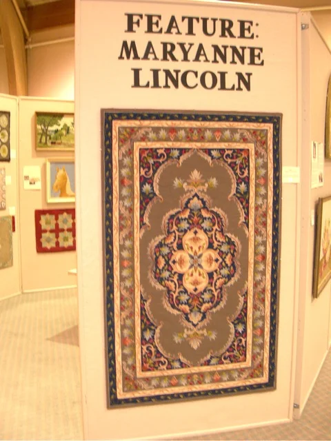 There was a special exhibit of Maryanne Lincoln's beautiful work at Sauder Village this year.
