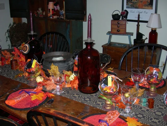 "Into the Woods" breakfast table.