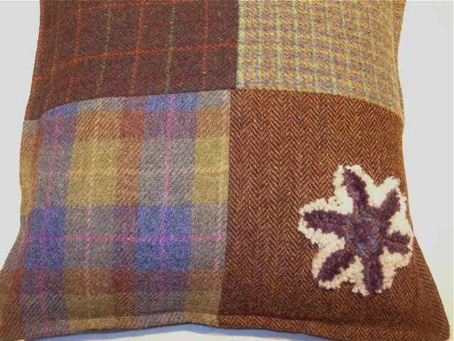 The rough texture and beauty of Harris Tweed.