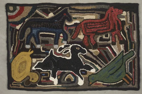 Magdalena's Farm raffle rug - 2' x 3'