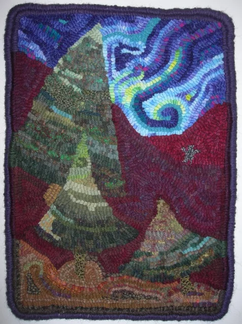 Northern Lights à la Emily Carr, 24” x 18”
